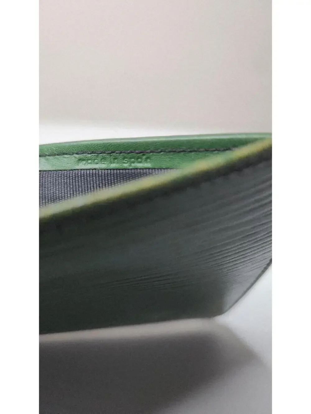 Louis Vuitton Epi Leather Bifold Wallet Green Men's Wallet